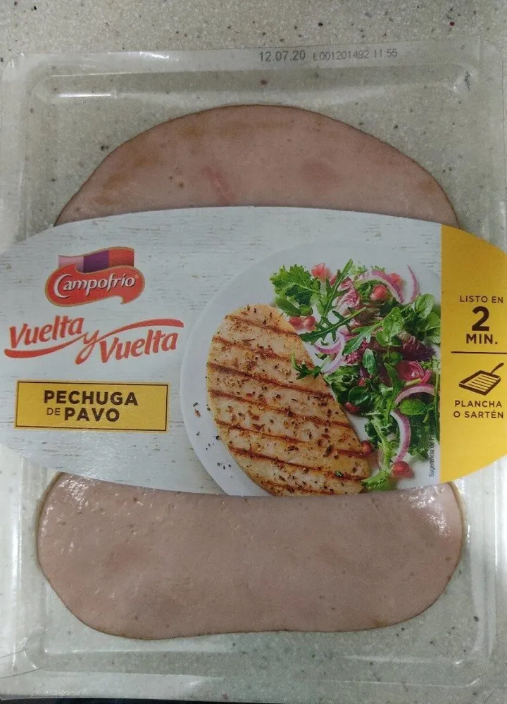 Vuelta y vuelta Pechuga de pavo