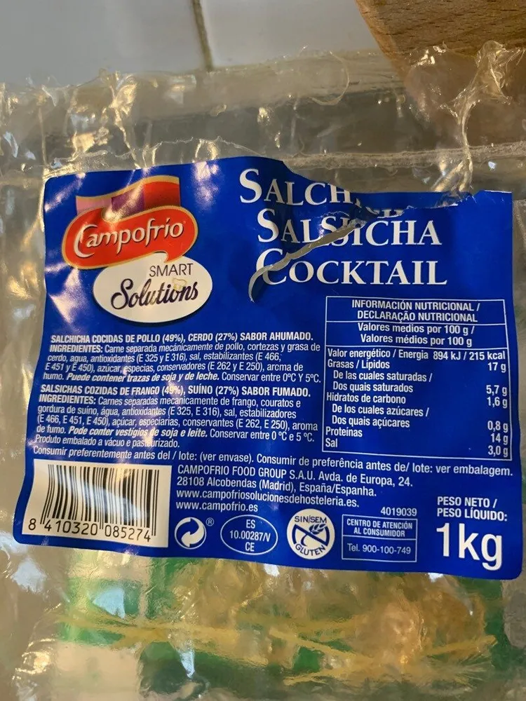 Salchicha cocktail