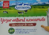 Yogur natural azucarado
