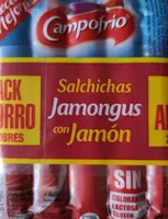 Salchichas con jamón