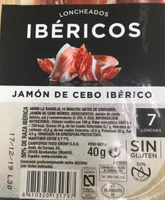 Jamon Iberico Cebo Lonchas 40GR