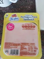 Pavo Frio Fiambre de pechuga de pavo
