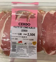 Cerdo- Filete de lomo al ajillo