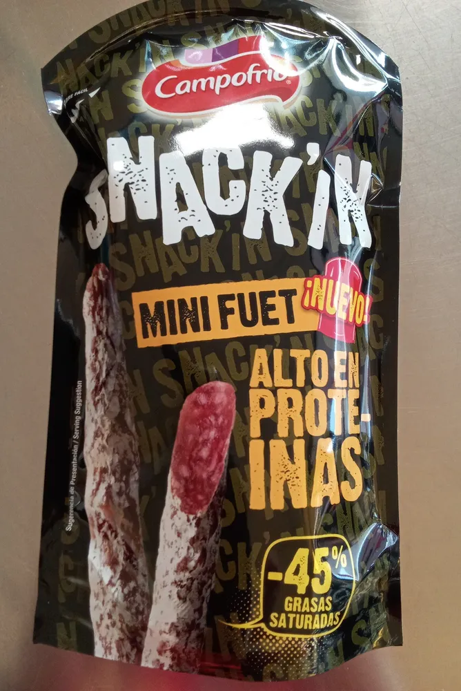 Mini Fuet alto en proteinas