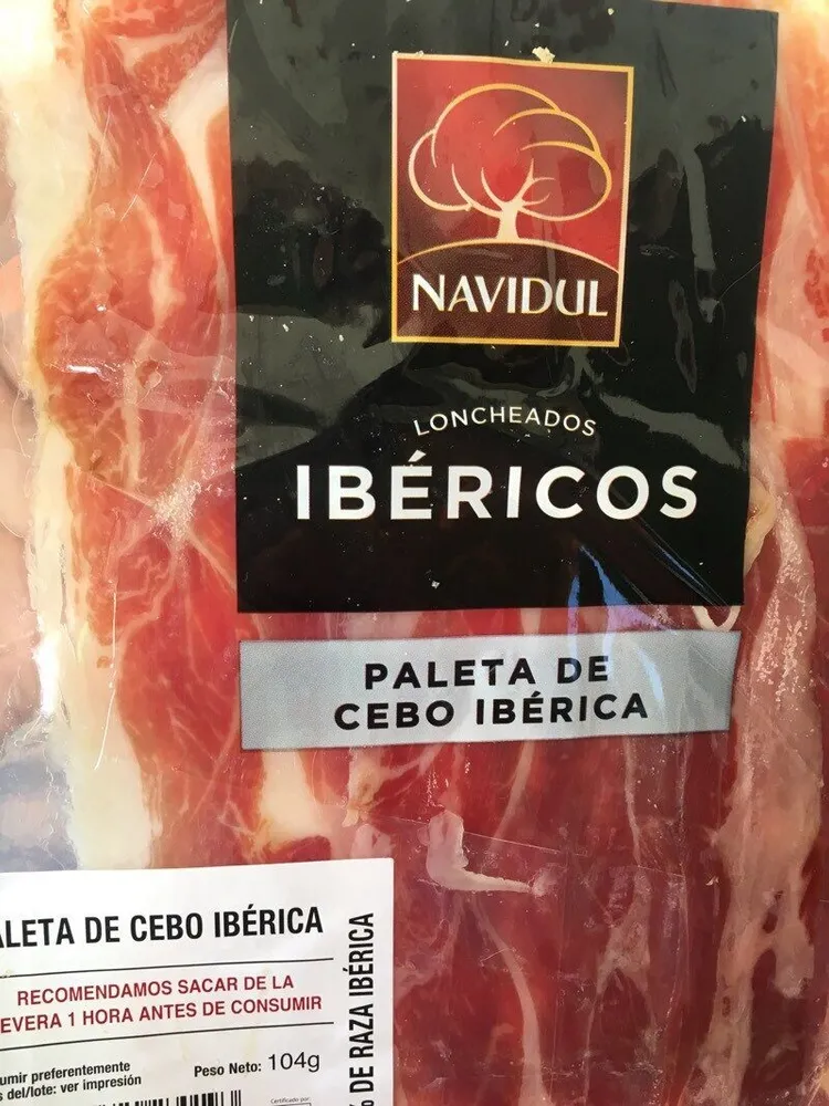 Paleta Iberica Navidul Lonchas C / 25306 P