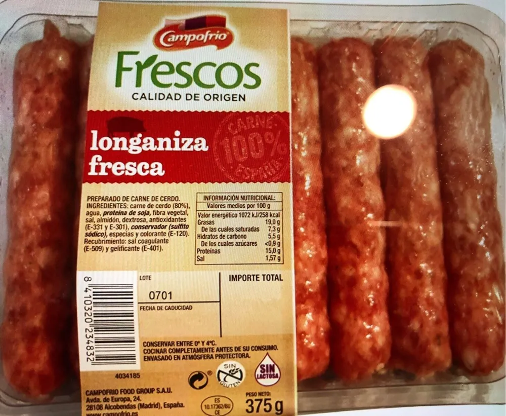 Longaniza fresca