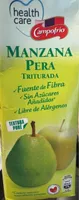 Manzana y pera triturada