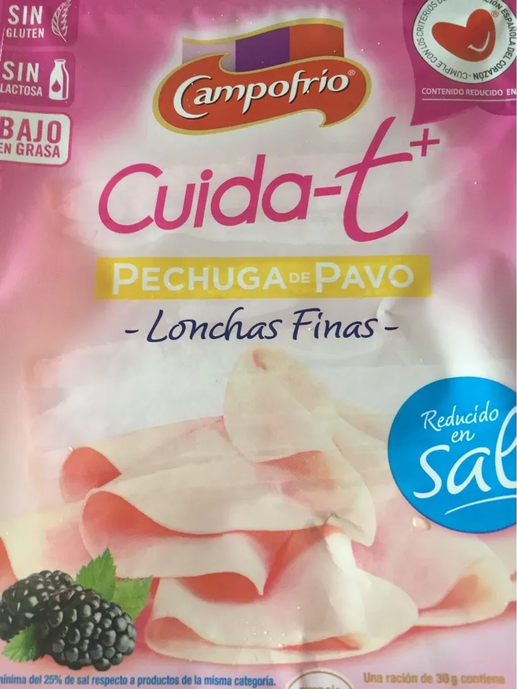 Cuida-t+ pechuga de pavo lonchas finas