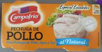 Pechuga de pollo al natural especial ensaladas