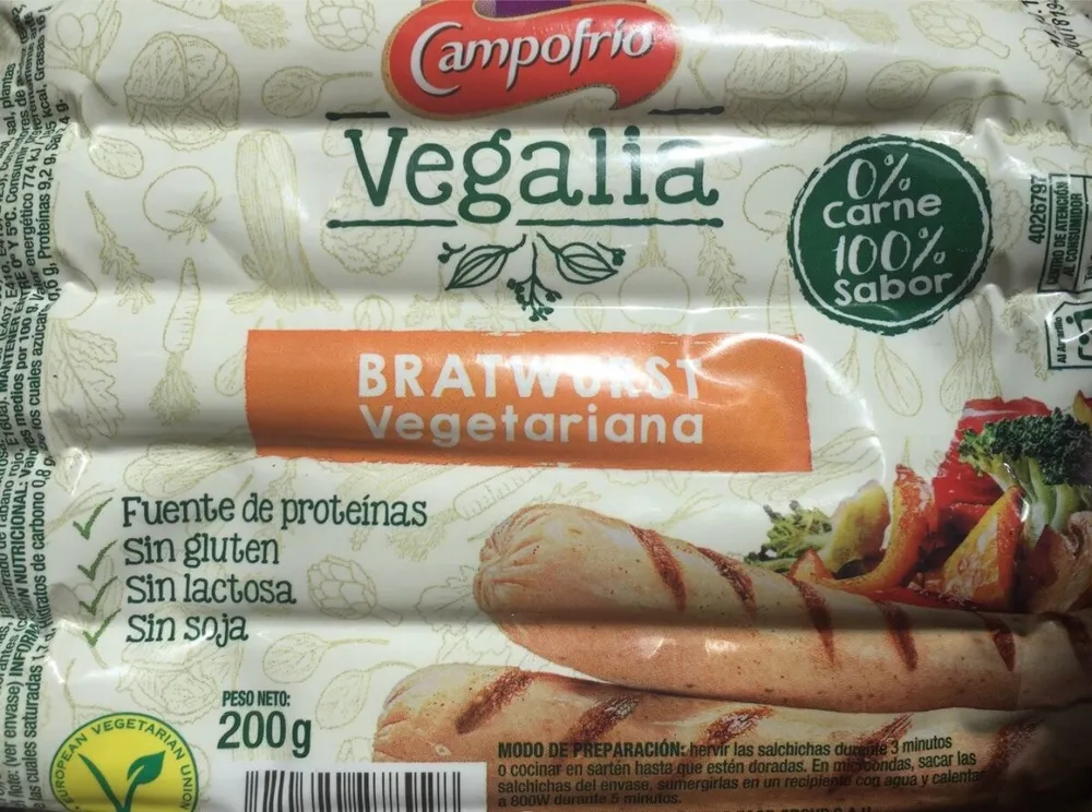 Bratwurst vegetariana