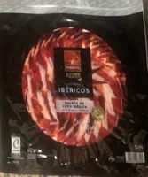 Paleta de cebo ibérica raza ibérica lonchas cortado