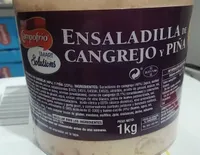 Ensaladilla de cangrejo y piña
