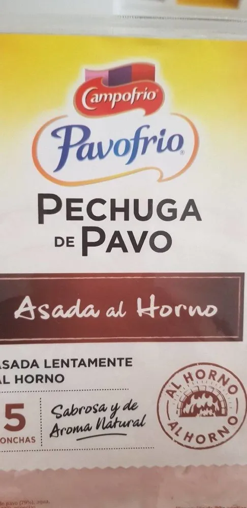 Pavofrio, pechuga de pavo asada al horno
