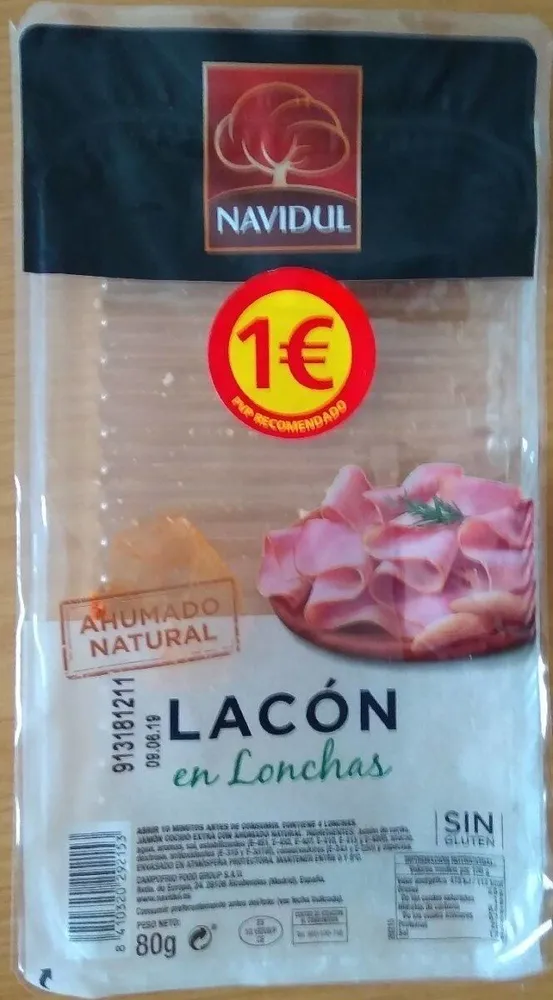 Lacón en lonchas
