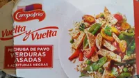 Vuelta y vuelta pavo y verdura