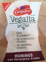 Hummus con berenjena asada