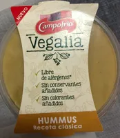 Vegalia, hummus receta clásica