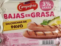 Salchichas de pavo bajas en grasa
