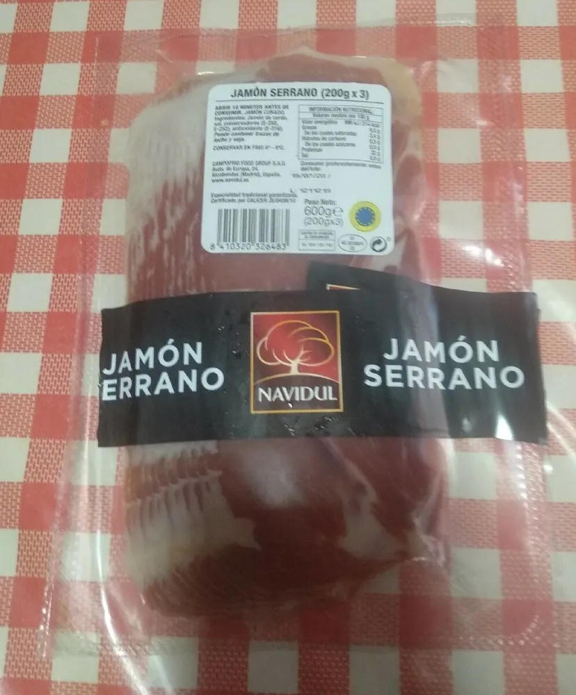 Jamón serrano (200g X3)