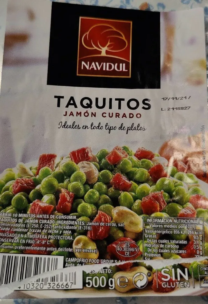 Taquitos Jamón Curado
