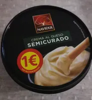 Crema al queso semicurado