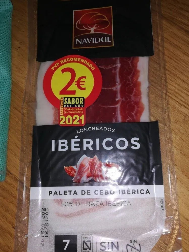 Paleta de cebo ibérica