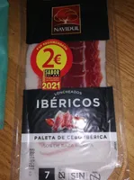 Paleta de cebo ibérica