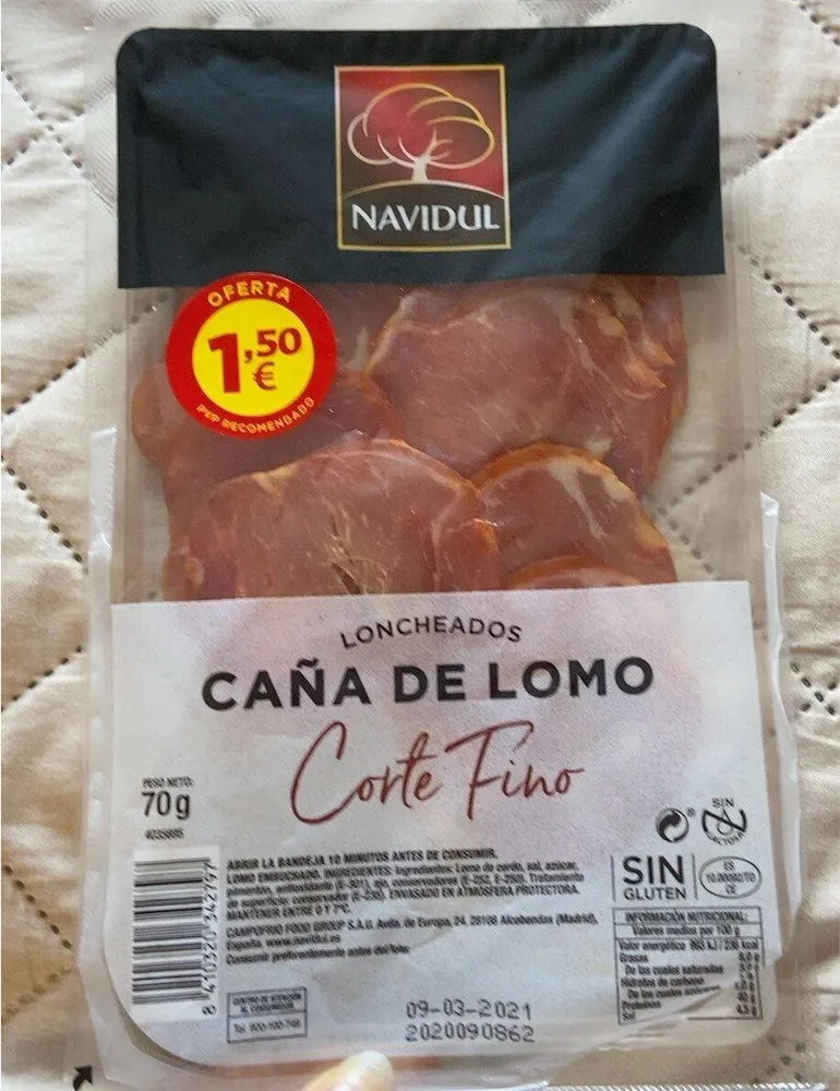 Loncheado caña de lomo