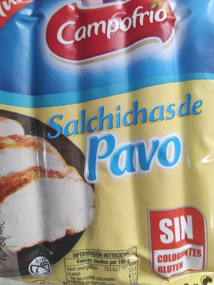 Salchichas de Pavo