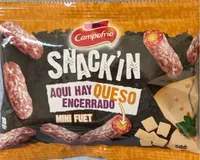 Mini fuet con queso