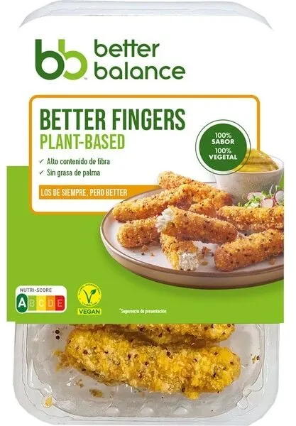 bb better balance FINGERS con proteína de trigo, s