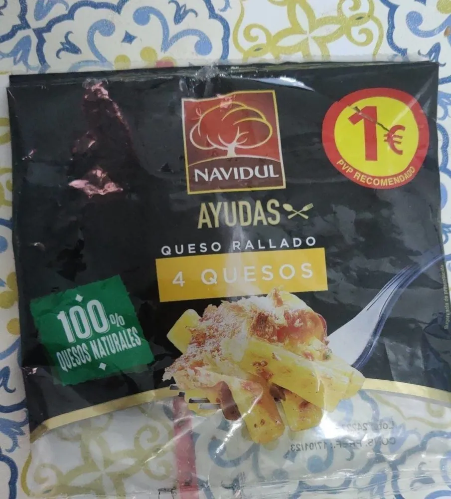 Queso rallado 4 quesos