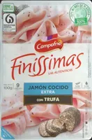Finissimas jamón cocido extra con trufa