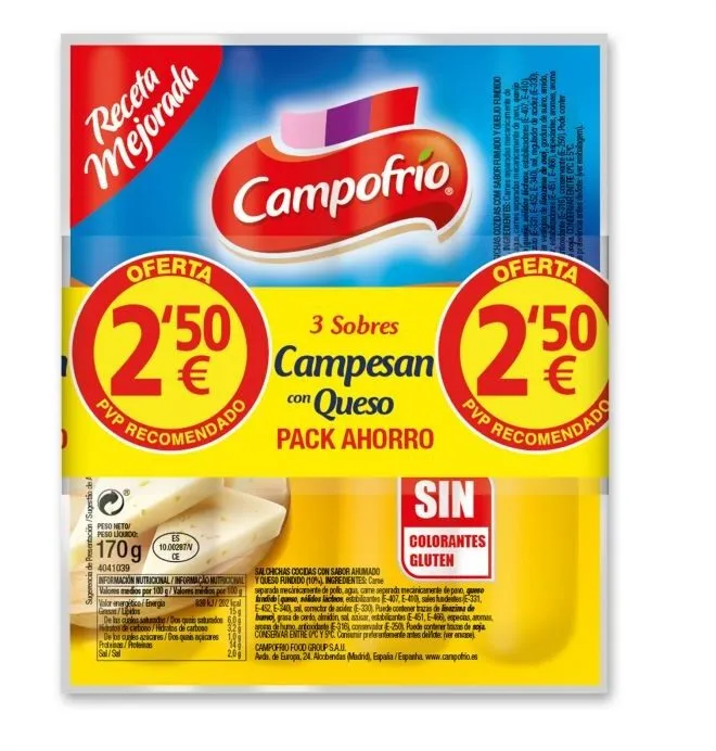 Salchichas Campesan - Campofrio