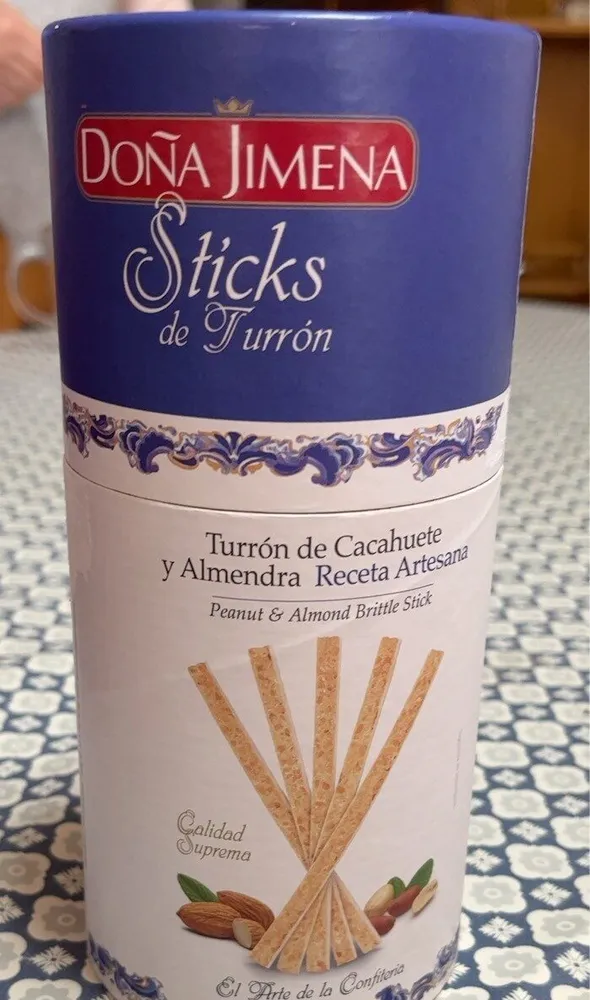 Sticks de turrón