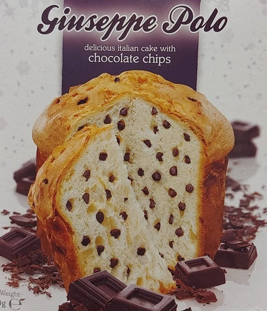 Panettone with chocolate chips