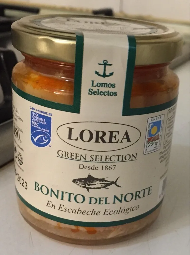 Bonito del norte en escabeche ecologico