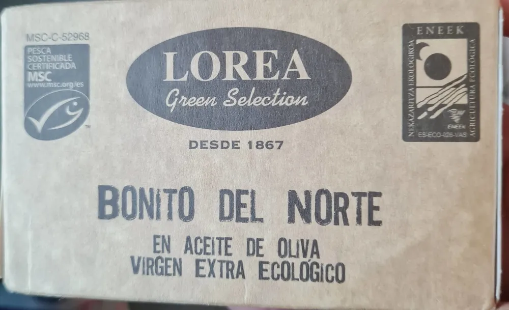 Bonito del norte en aceite de oliva extra ecológico