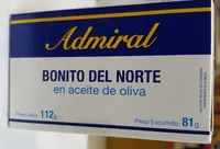 Produit inconnubonito del norte