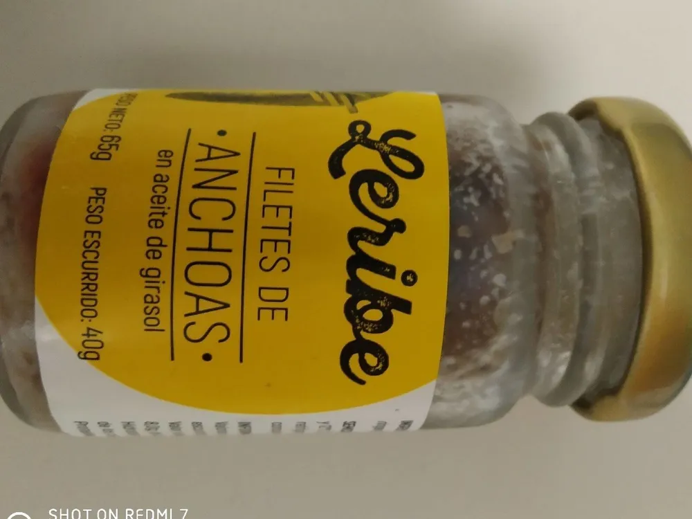 Filetes de anchoas en aceite girasol