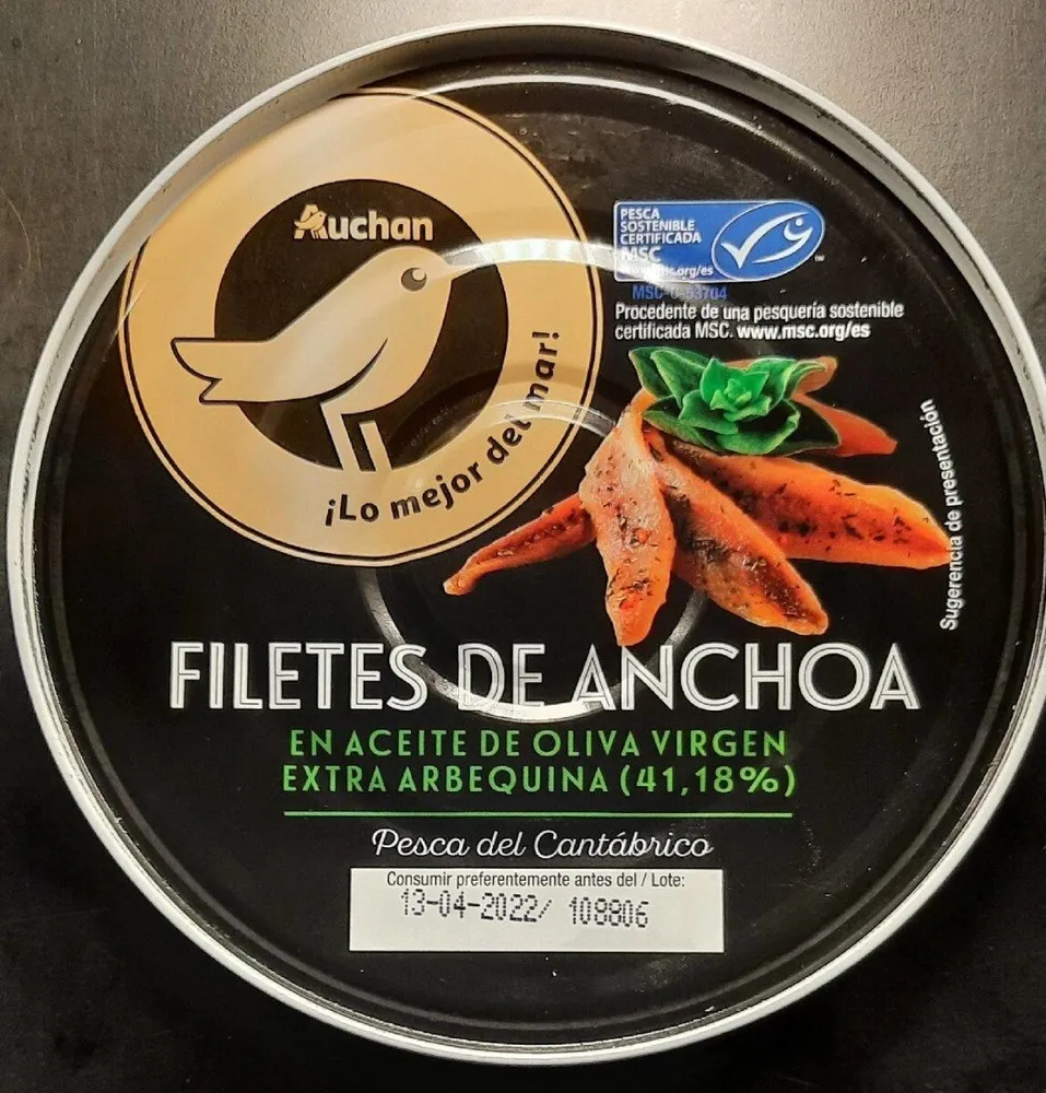 Filetes de anchoa