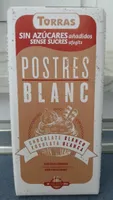 Chocolate blanco postres s/a