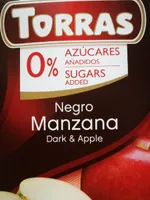 Cholate negro con manzana