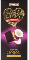 Chocolate negro fondant con coco 0%