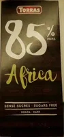 Ref 19 Xocolata 85% Sense Sucre Africa 100GR Torras