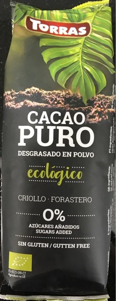Cacao puro Torras