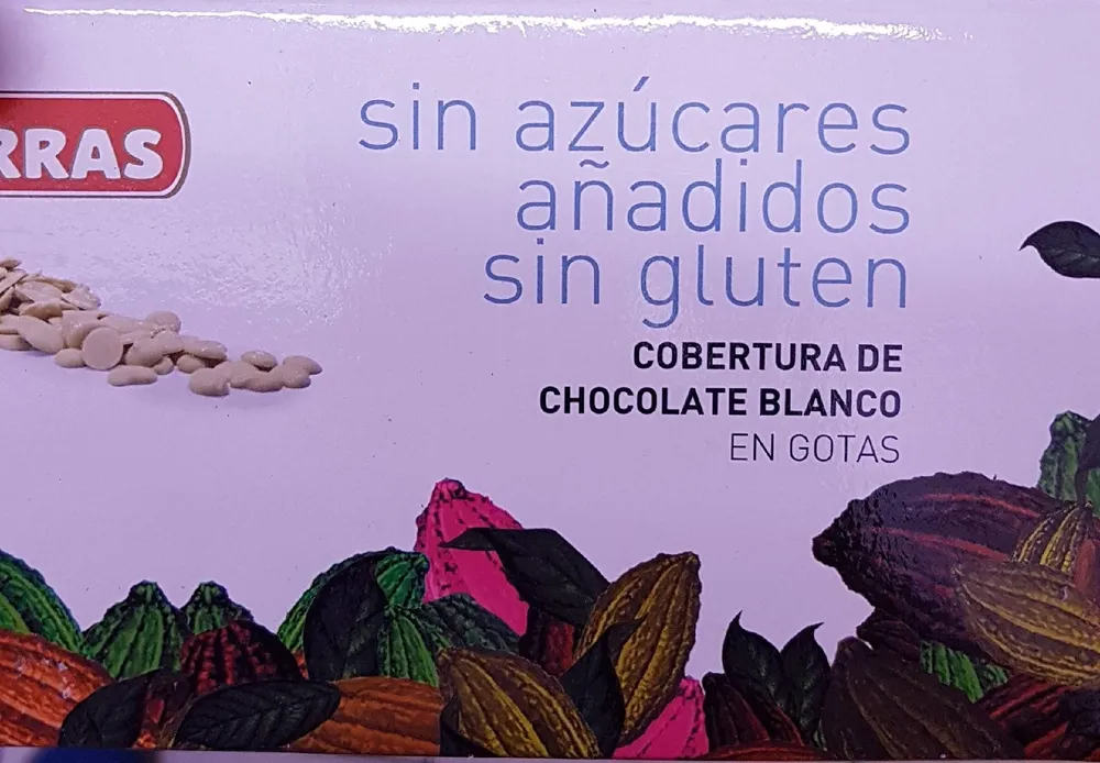 Cobertura de chocolate blanco