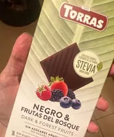 Čokoláda slazená sladidlem s lesním ovocem