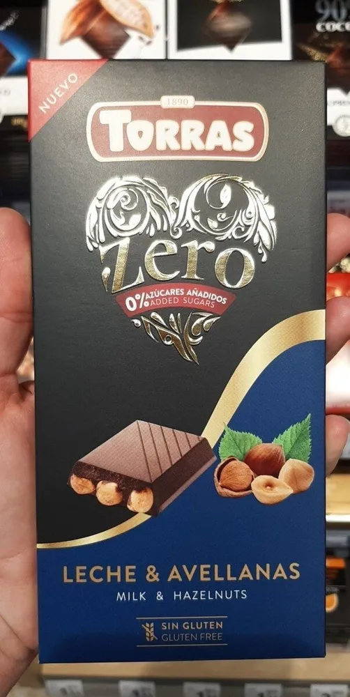Chocolate leche y avellanas