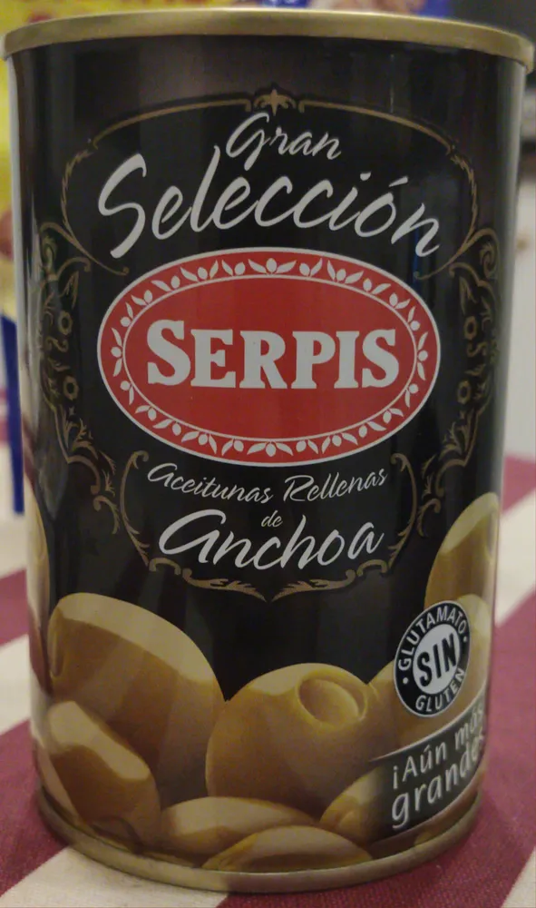Aceitunas rellenas de anchoa